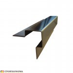 Профиль декор угловой 13,8х12х18х0,5х3000 мм, шт Профиль декор угловой 13,8х12х18х0,5х3000 мм, шт