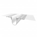 Профиль деформационный Е-образный с армирующей сеткой 2,5 м, шт Профиль деформационный Е-образный с армирующей сеткой 2,5 м, шт