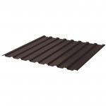 Профнастил СП-20 ПЭ Ral 8017 шоколадно-коричневый ТУ 0,4 мм 1150х2000 мм, шт Профнастил СП-20 ПЭ Ral 8017 шоколадно-коричневый ТУ 0,4 мм 1150х2000 мм, шт