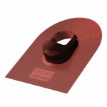 Проходной элемент КТВ ТехноНиколь для гибкой черепицы красный, шт Проходной элемент КТВ ТехноНиколь для гибкой черепицы красный, шт