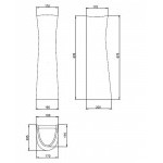 Пьедестал для раковины Santeri Воротынский/Виктория, белый, шт