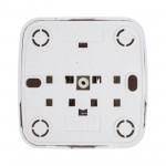 Розетка для открытой проводки, одинарная, 16А, с заземлением, белая, шт