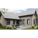 Сайдинг ТехноНиколь Фактур Корабельный брус Кедр 0,229х3 м, 10 шт/упак