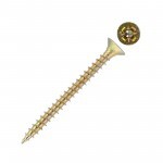 Саморез универсальный 5х60 мм оцинкованный желтый, кг