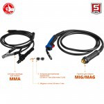 Инверторный сварочный полуавтомат Зубр 200 А Red Machine, ПС-200