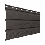 Софит ТехноНиколь полностью перфорированный Пекан 3 м, 10 шт/упак