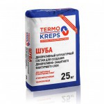 Декоративная штукатурка Термокрепс Шуба зерно 1,5 мм серая 25 кг, шт Декоративная штукатурка Термокрепс Шуба зерно 1,5 мм серая 25 кг, шт
