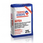 Штукатурка декоративная Термокрепс Шуба, зерно 1,5 мм, серая, 25 кг, шт Штукатурка декоративная Термокрепс Шуба, зерно 1,5 мм, серая, 25 кг, шт