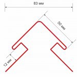 Угол наружный ТехноНиколь Оптима 50 Жасмин 3 м, 11 шт/упак