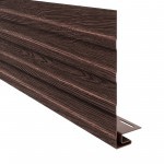 J-фаска ТехноНиколь Фактур Орех 3 м, 12 шт/упак J-фаска ТехноНиколь Фактур Орех 3 м, 12 шт/упак