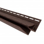 Угол внутренний ТехноНиколь Фактур Орех 3 м, 10 шт/упак Угол внутренний ТехноНиколь Фактур Орех 3 м, 10 шт/упак