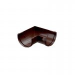 Угол желоба 135 градусов Docke Premium 120/86 мм Ral 8019 шоколад, шт Угол желоба 135 градусов Docke Premium 120/86 мм Ral 8019 шоколад, шт