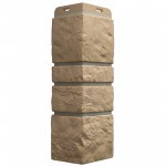 Угол внешний для фасадной панели Docke Burg под камень оливковый, шт