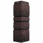 Угол внешний для фасадной панели Docke Burg под камень темный, шт