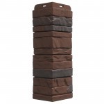 Угол внешний для фасадной панели Docke Stein под камень темный орех, шт