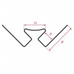 Угол внутренний ТехноНиколь Формлайт Кирпич бежевый, шт