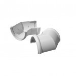 Угол желоба 135 градусов ТехноНиколь/Verat 125/82 мм Ral 9003 белый, 18 шт/упак