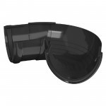 Угол Желоба Регулируемый 90°-150° ТехноНИКОЛЬ Черный Угол Желоба Регулируемый 90°-150° ТехноНИКОЛЬ Черный