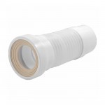 Слив для унитаза с выпуском D110 мм 290-330 мм гибкий, шт