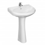 Раковина Santeri Версия с переливом, без пьедестала, шт Раковина Santeri Версия с переливом, без пьедестала, шт