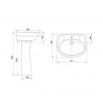 Раковина Santeri Воротынский, без пьедестала, шт