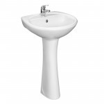 Раковина Santeri Соната с переливом, без пьедестала, шт Раковина Santeri Соната с переливом, без пьедестала, шт