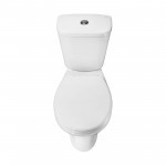 Унитаз-компакт Santeri Pro белый, с арматурой и сиденьем, горизонтальный выпуск, шт