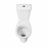 Унитаз-компакт Santeri Pro белый, с арматурой и сиденьем, горизонтальный выпуск, шт