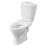 Унитаз-компакт Santeri Версия белый, с арматурой и сиденьем, косой выпуск, шт