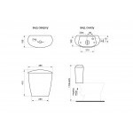 Унитаз-компакт Santeri Версия белый, с арматурой и сиденьем, косой выпуск, шт