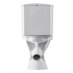 Унитаз-компакт Santeri Вест белый, с арматурой и сиденьем, косой выпуск, шт