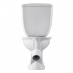 Унитаз-компакт Santeri Виктория белый, с арматурой и сиденьем, косой выпуск, шт