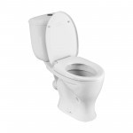 Унитаз-компакт Santeri Воротынский белый, с арматурой и сиденьем, косой выпуск, шт