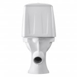 Унитаз-компакт Santeri Соната белый, с арматурой и сиденьем, косой выпуск, шт