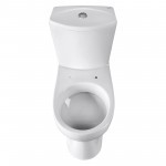 Унитаз-компакт Santeri Ультра белый, с арматурой и сиденьем, косой выпуск, шт