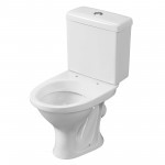 Унитаз-компакт Santeri Форвард белый, с арматурой и сиденьем, косой выпуск, шт