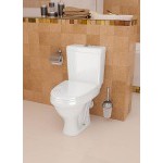 Унитаз-компакт Santeri Форвард белый, с арматурой и сиденьем, косой выпуск, шт