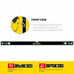 Уровень строительный Kraftool 100 см, 3 ампулы, с зеркальным глазком, шт