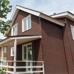 Фасадная плитка ТехноНиколь Hauberk Кирпич Оптима Обожжённый, 2 м2/упак