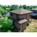 Фасадная плитка ТехноНиколь Hauberk Кирпич Песчаный, 2 м2/упак