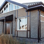 Фасадная плитка ТехноНиколь Hauberk Кирпич Серо-бежевый, 2 м2/упак