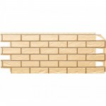 Панель фасадная ТехноНиколь Оптима Кирпич песочный 1128х441 мм (0,42 м2), 10 шт/упак