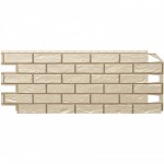 Панель фасадная ТехноНиколь Оптима Кирпич слоновая кость 1128х441 мм (0,42 м2), 10 шт/упак