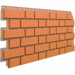 Панель фасадная ТехноНиколь Оптима Клинкер красно-коричневый 1128х441 мм (0,42 м2), 10 шт/упак