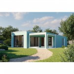 Фибросайдинг Decover Mystic бирюзовый 3600х190х8 мм (0,684 м2), шт