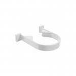 Хомут трубы ТехноНиколь/Verat 125/82 мм Ral 9003 белый, шт Хомут трубы ТехноНиколь/Verat 125/82 мм Ral 9003 белый, шт