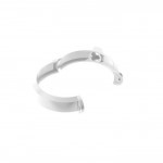 Хомут трубы универсальный с дюбелем 140 мм ТехноНиколь/Verat 125/82 мм Ral 9003 белый, шт