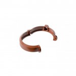 Хомут трубы универсальный с дюбелем 180 мм ТехноНиколь/Verat 125/82 мм Ral 8017 коричневый, шт Хомут трубы универсальный с дюбелем 180 мм ТехноНиколь/Verat 125/82 мм Ral 8017 коричневый, шт