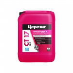 Грунтовка Церезит CT 17 PRO глубокого проникновения морозостойкая 10 л, шт