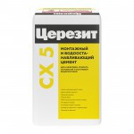 Цемент Церезит CX 5 монтажный и водоостанавливающий 25 кг, 48 шт/поддон Цемент Церезит CX 5 монтажный и водоостанавливающий 25 кг, 48 шт/поддон